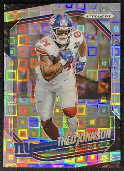 Theo Johnson 2025 Panini Prizm Pandora /400 Giants Sports Trading Cards
