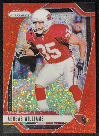 Aeneas Williams 2024 Panini Prizm Red Sparkle Cardinals front