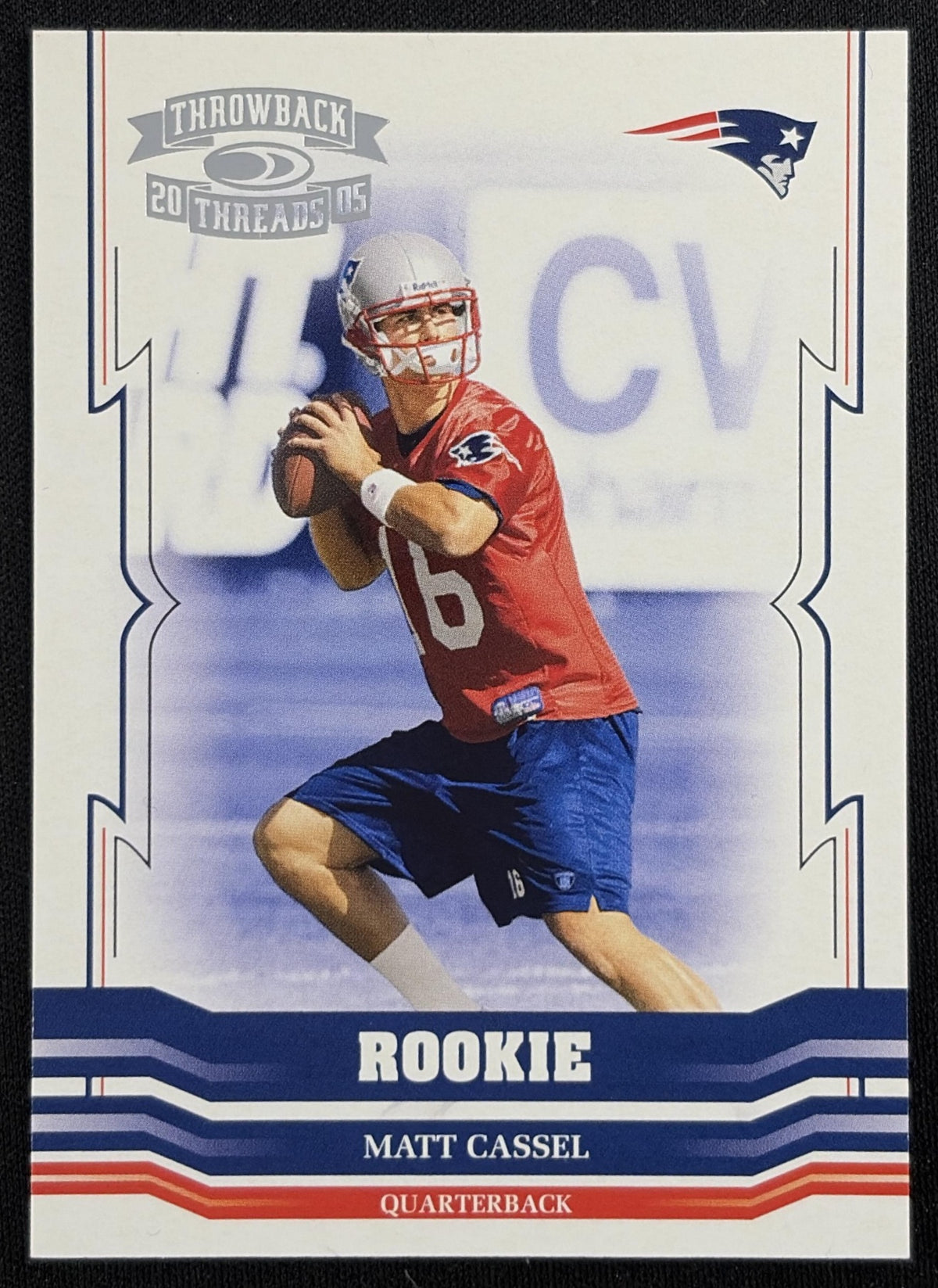 Matt Cassel 2005 Donruss Throwback Threads /999 Patriots Sports Trading Card