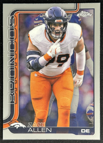Zach Allen 2025 Topps Chrome Broncos Default Title
