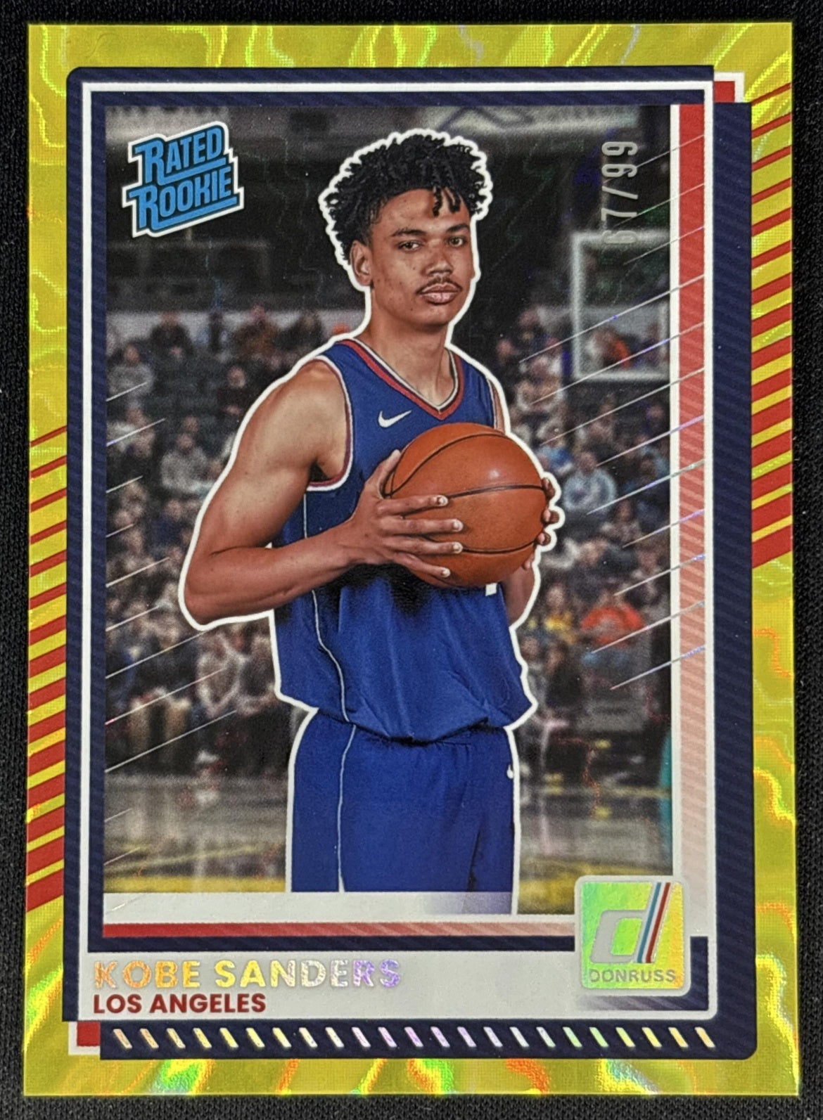 Kobe Sanders 2025 Panini Donruss Explosion /99 Clippers Basketball