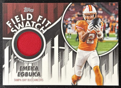 Emeka Egbuka 2026 Topps Field Fit Swatch Collection Buccaneers
