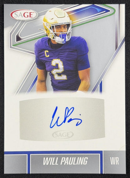 Will Pauling 2026 SAGE Auto