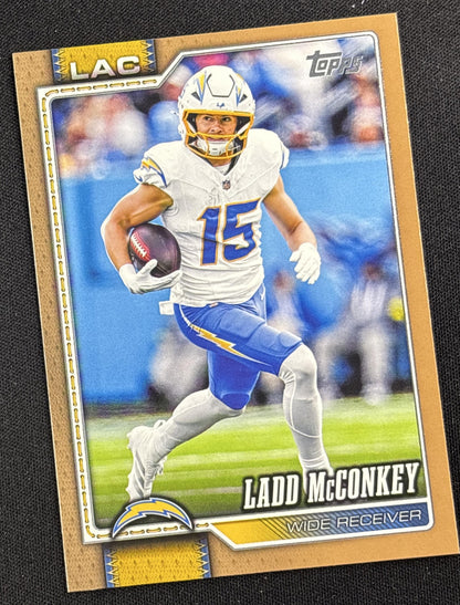 Ladd McConkey 2026 Topps Gold /2026 Chargers