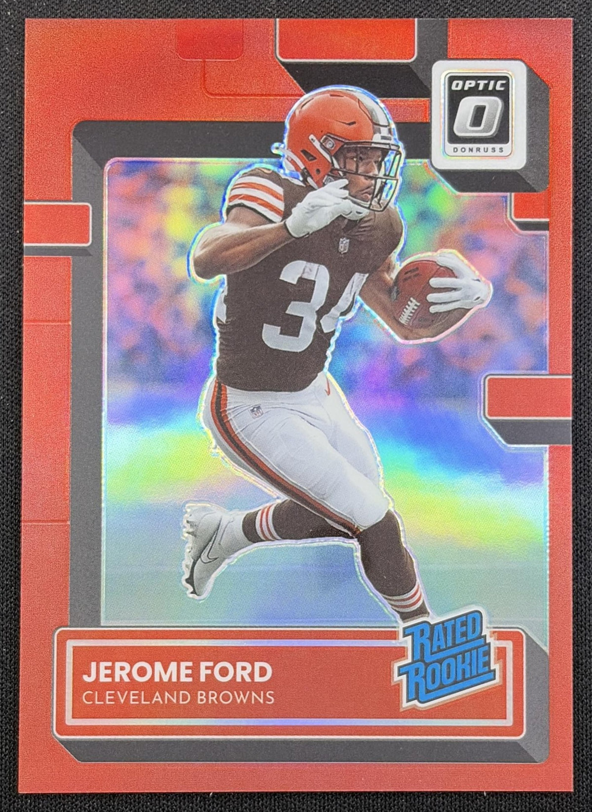 Jerome Ford 2022 Panini Donruss Optic Red /99 Browns