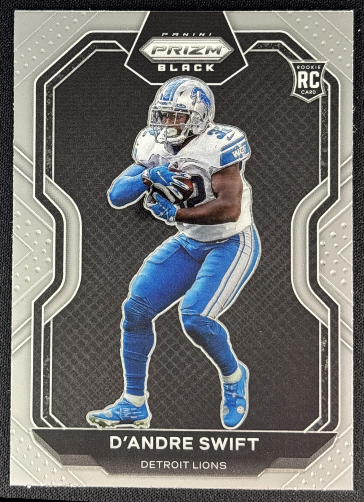 D Andre Swift 2020 Panini Chronicles Prizm Black Lions