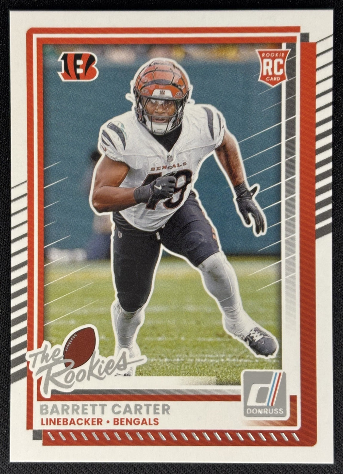 Barrett Carter 2025 Panini Donruss Rookies & Highlights Bengals Sports Trading Cards