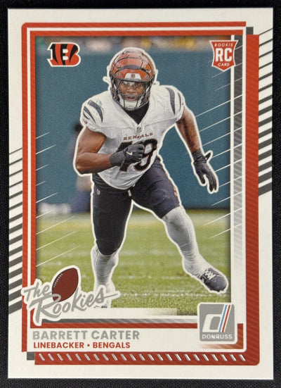 Barrett Carter 2025 Panini Donruss Rookies & Highlights Bengals Sports Trading Cards