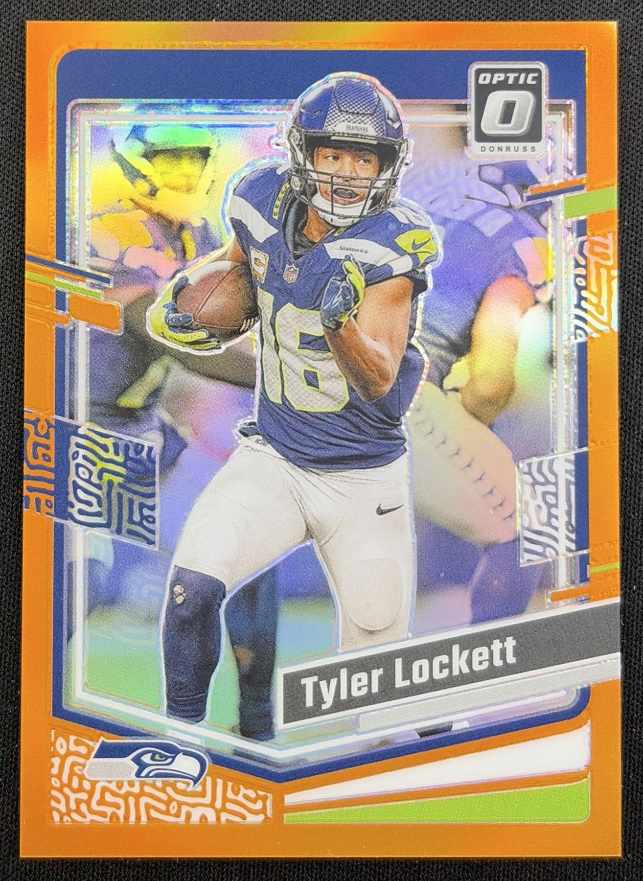 Tyler Lockett 2023 Panini Donruss Optic Orange Prizm /249 Seahawks