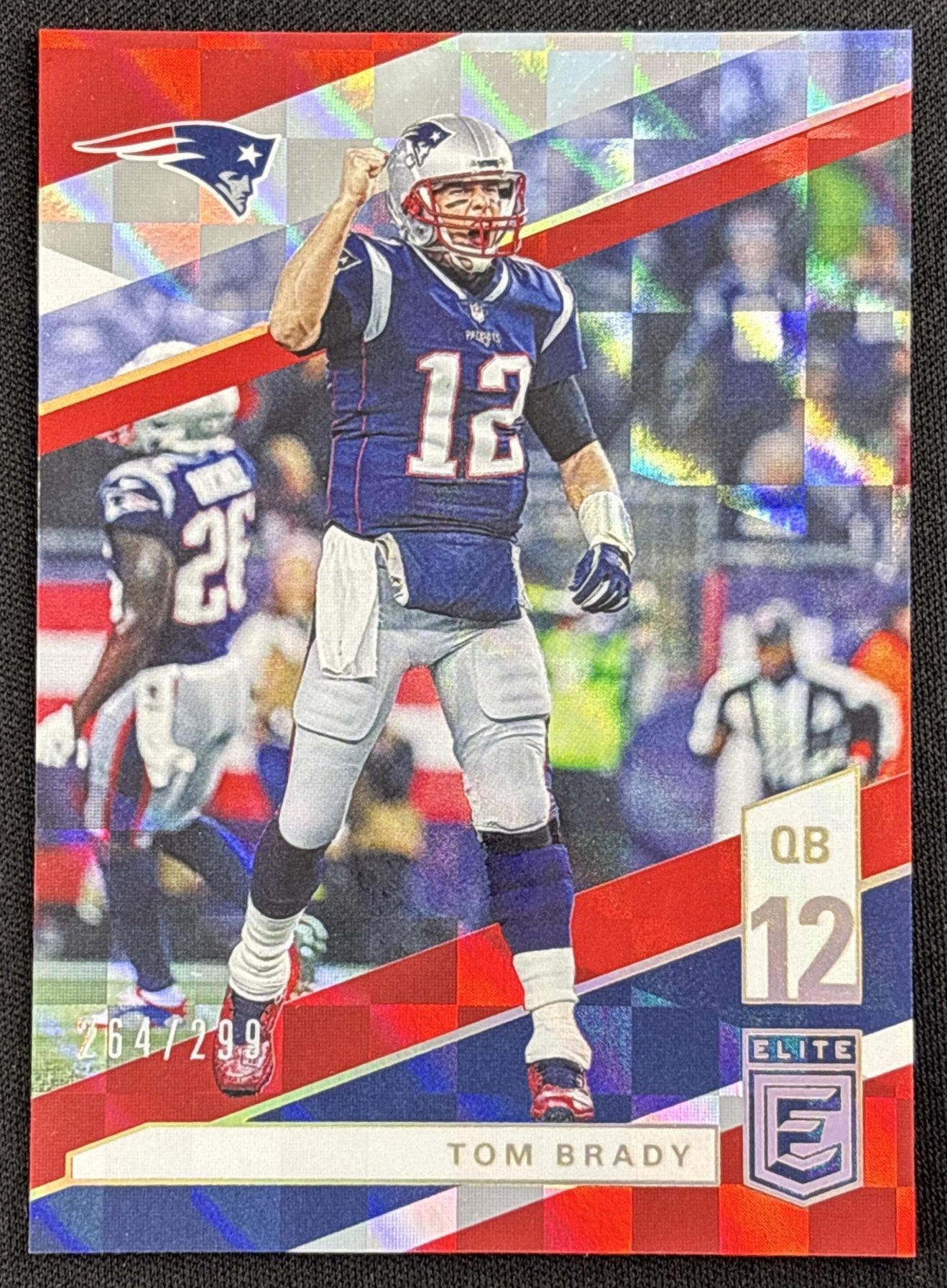 Tom Brady 2019 Panini Donruss Elite Red /299 Patriots