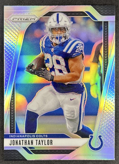 Jonathan Taylor 2024 Panini Prizm Silver Colts Sports Trading Cards
