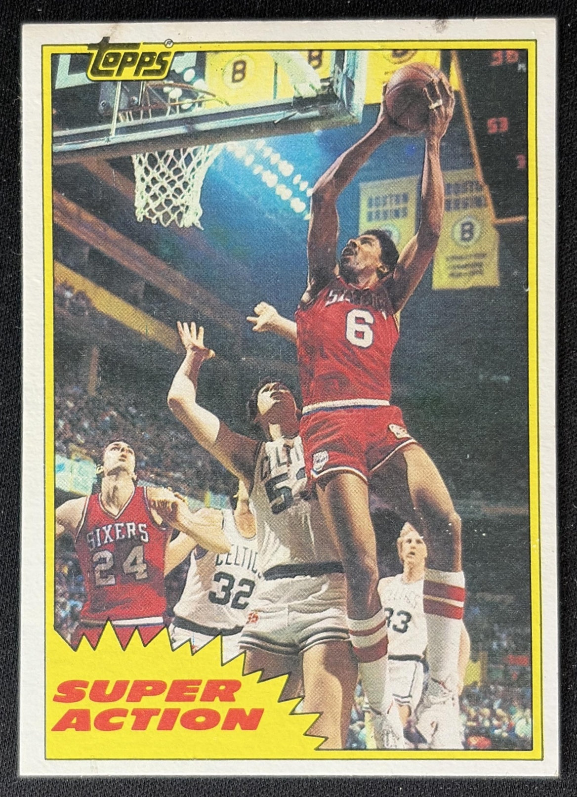 Julius Erving 1981 Topps 76ers front