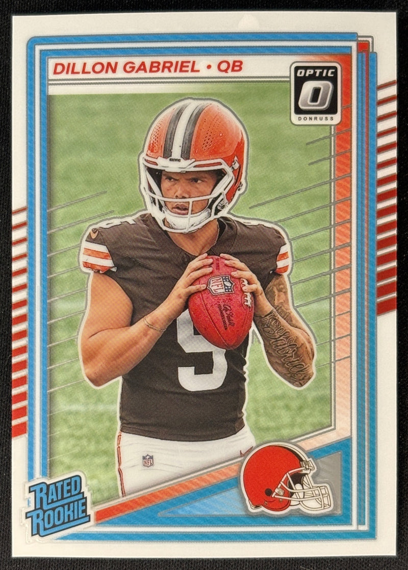 Dillon Gabriel 2025 Donruss Optic Rated Rookie Browns