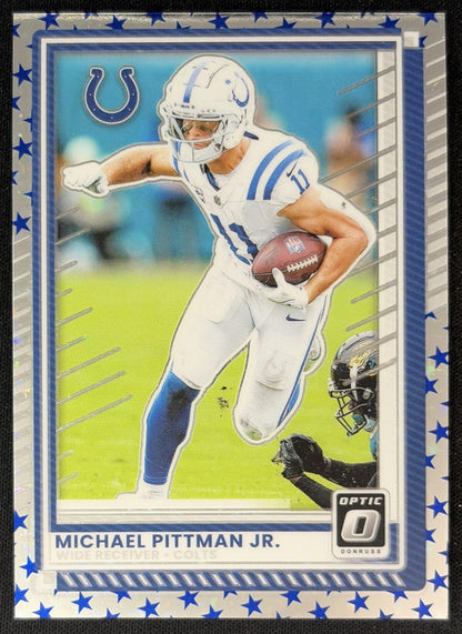 Michael Pittman Jr. 2025 Panini Donruss Optic Stars Prizm Colts Football