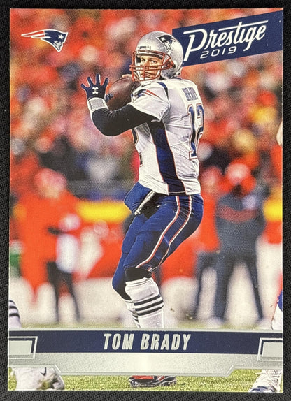 Tom Brady 2019 Panini Prestige Patriots Sports Trading Cards