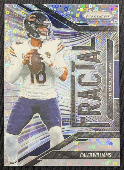 Caleb Williams 2025 Panini Prizm Fractal No Huddle Bears Chicago Bears
