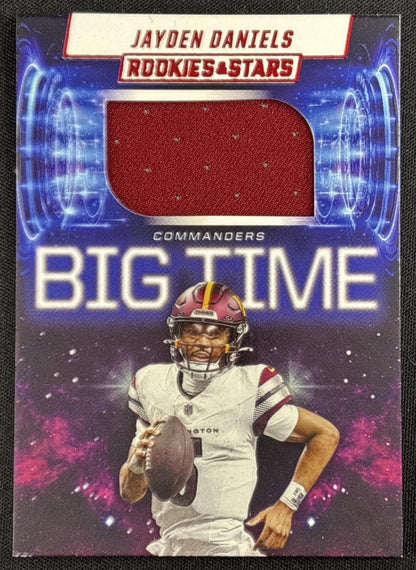 Jayden Daniels 2025 Panini Rookies & Stars Big Time Commanders