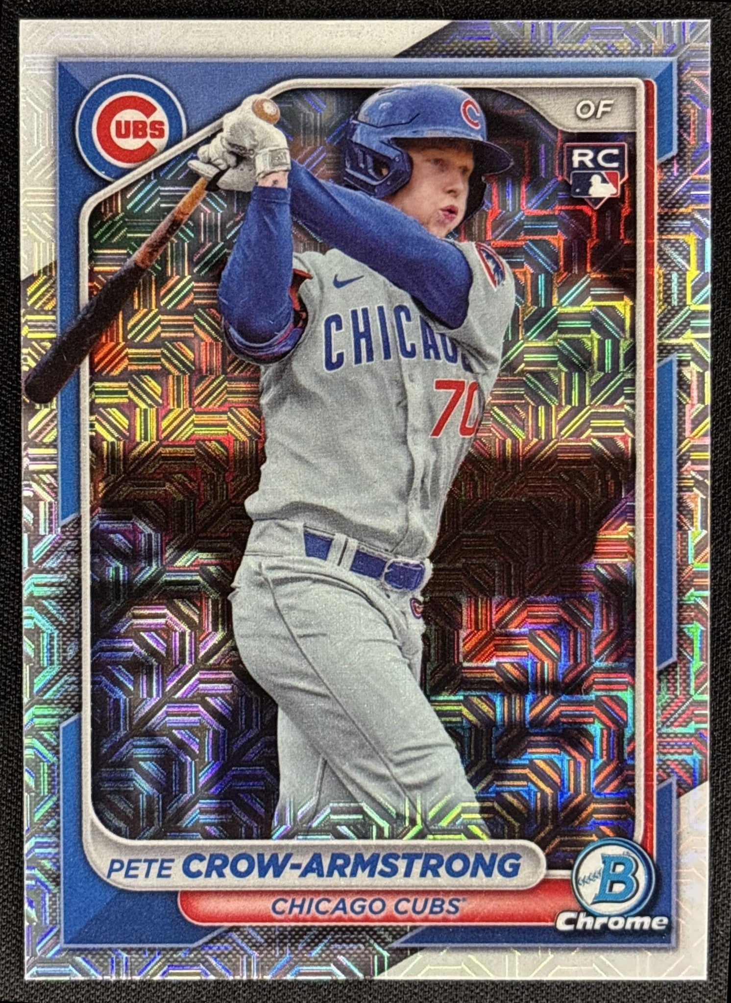 Pete Crow-Armstrong 2024 Bowman Mega Box Mojo Refractor Cubs