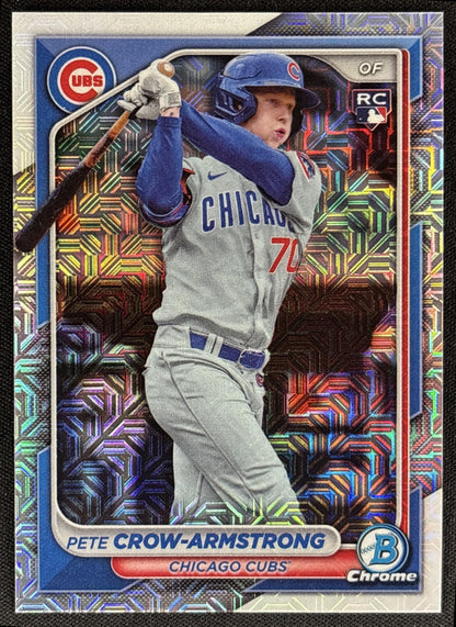 Pete Crow-Armstrong 2024 Bowman Mega Box Mojo Refractor Cubs