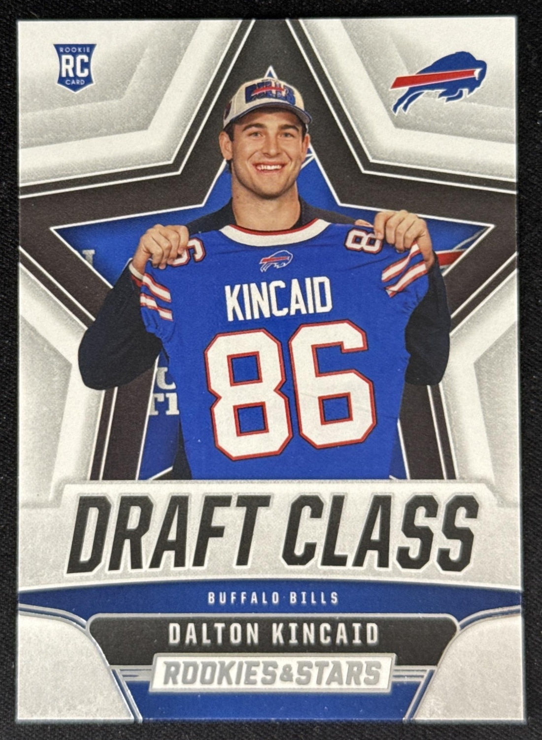 Dalton Kincaid 2023 Panini Rookies & Stars Draft Class Bills Buffalo Bills Sports Trading Card