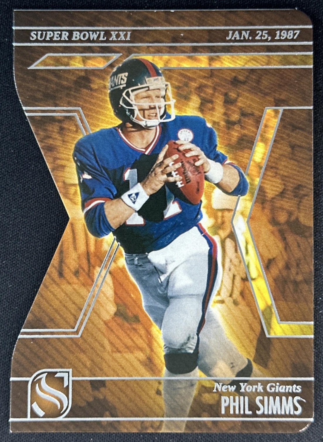 Phil Simms 2025 Panini Silhouette Super Bowl Giants