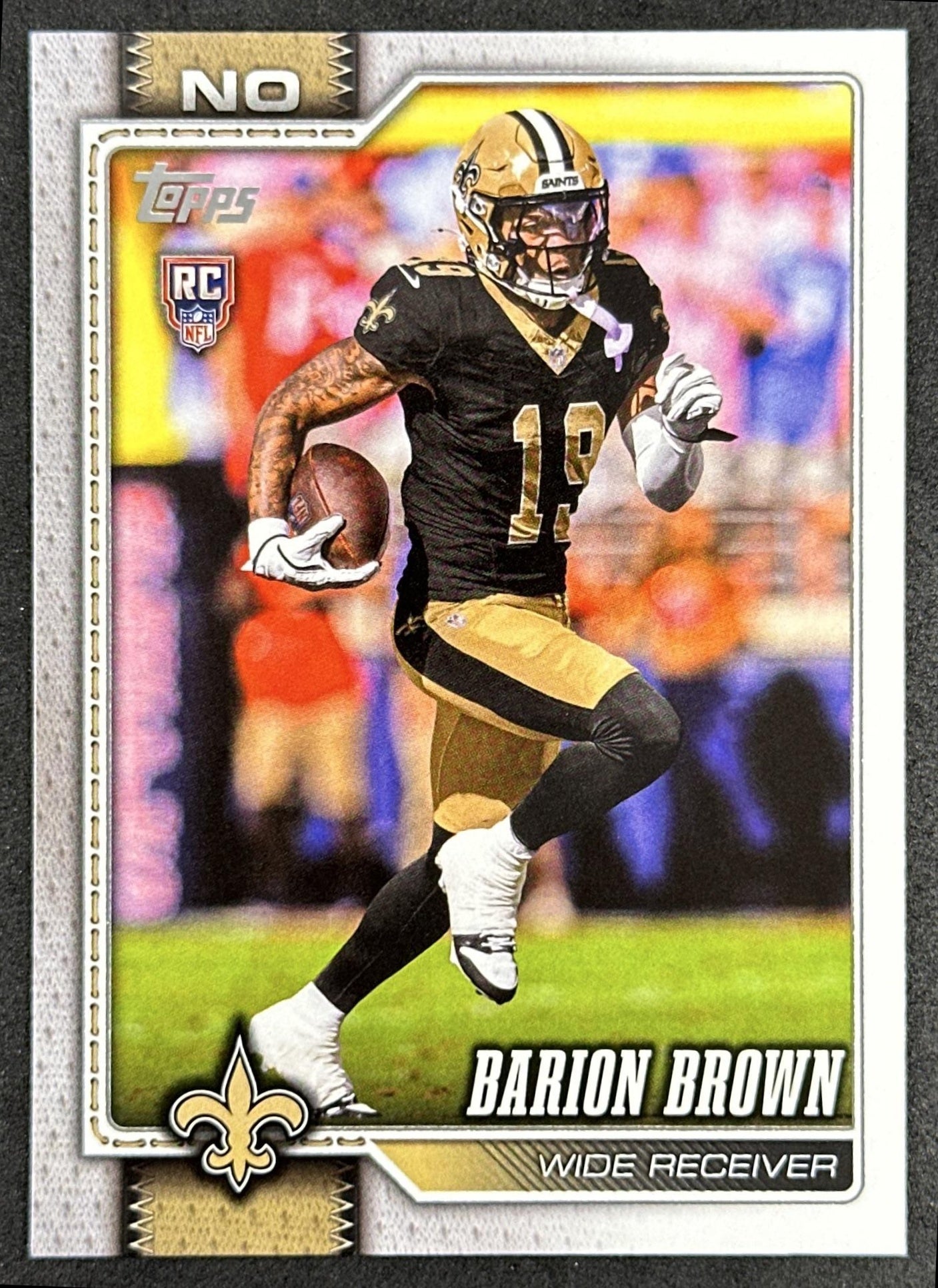Barion Brown 2026 Topps Flagship Rookie Saints Sports Trading Cards