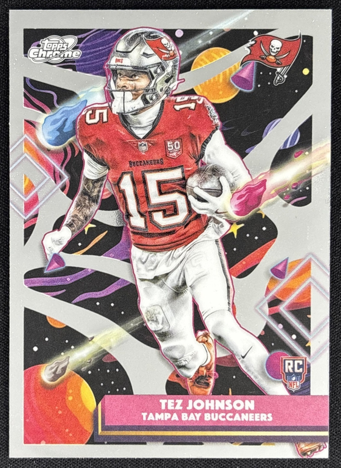 Tez Johnson 2025 Topps Cosmic Chrome Buccaneers
