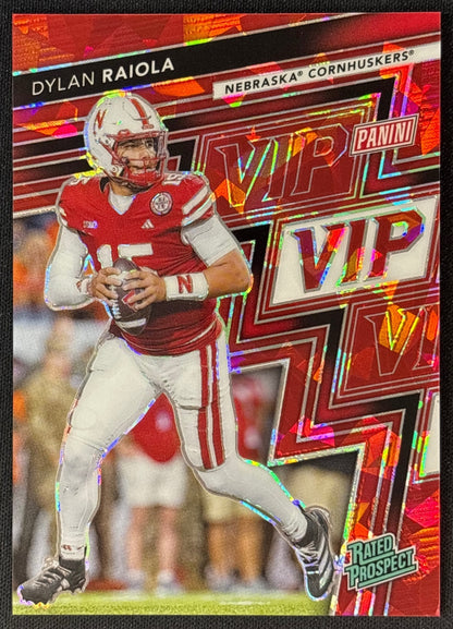 Dylan Raiola 2025 NSCC VIP Gold Packs Red Sparkle /99