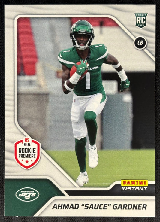 Ahmad Gardner 2022 Instant NFL RPS First Look Jets