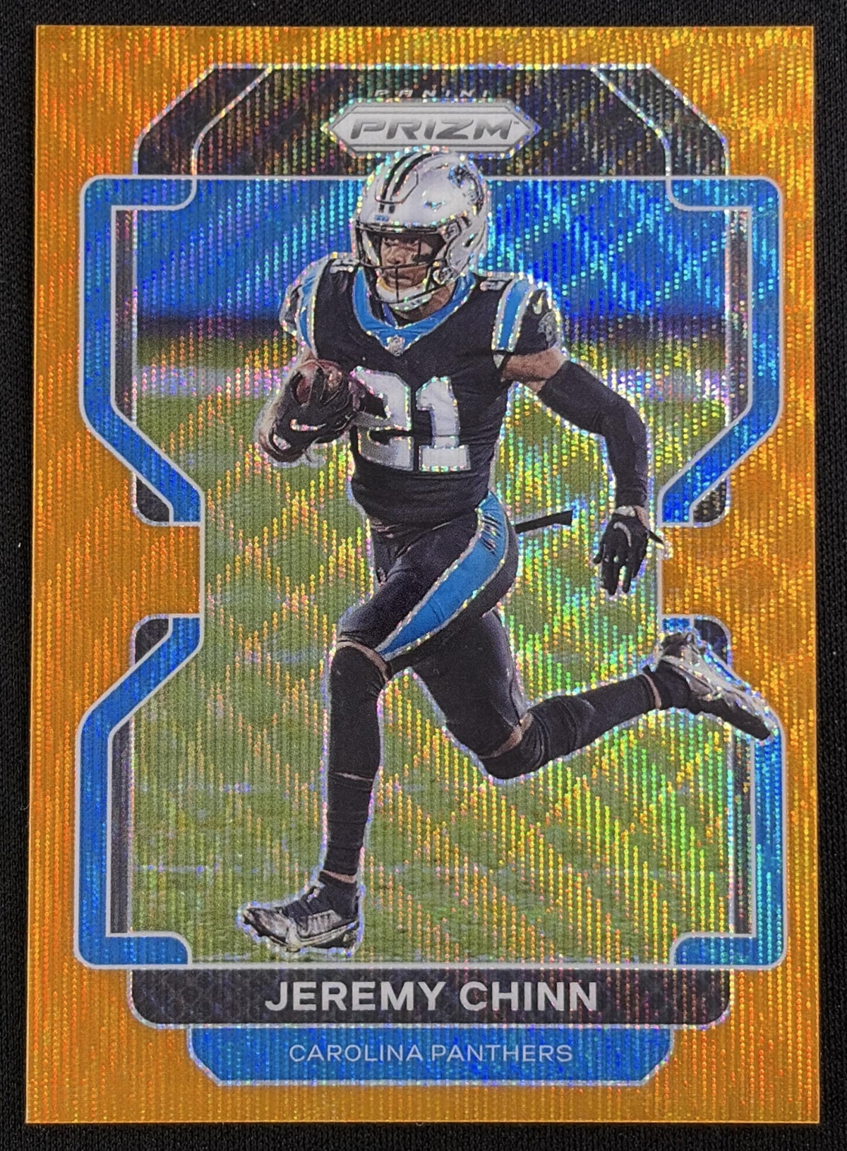 Jeremy Chinn 2021 Panini Prizm Orange Wave /60 Panthers