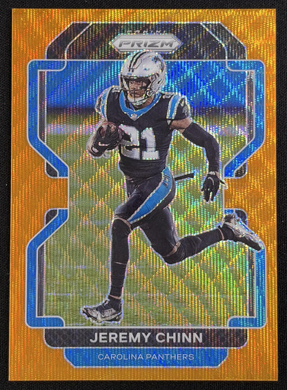 Jeremy Chinn 2021 Panini Prizm Orange Wave /60 Panthers