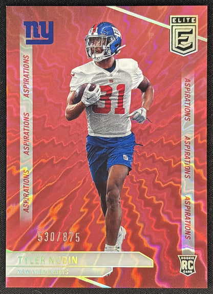 Tyler Nubin 2024 Panini Donruss Elite Status Explosion /875 Giants front