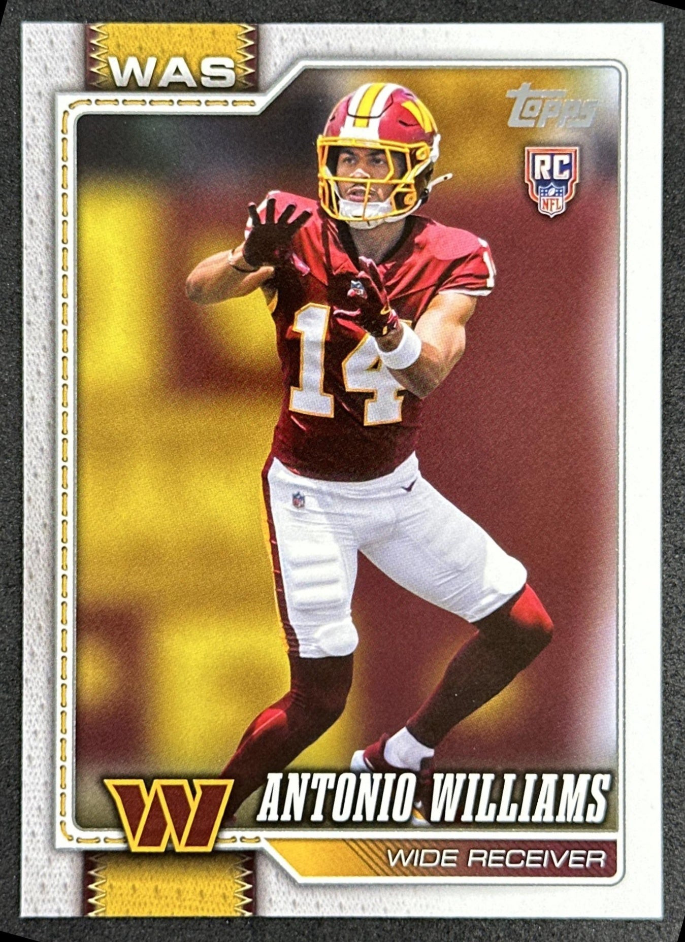 Antonio Williams 2026 Topps Flagship Rookie Commanders Sports Trading Cards