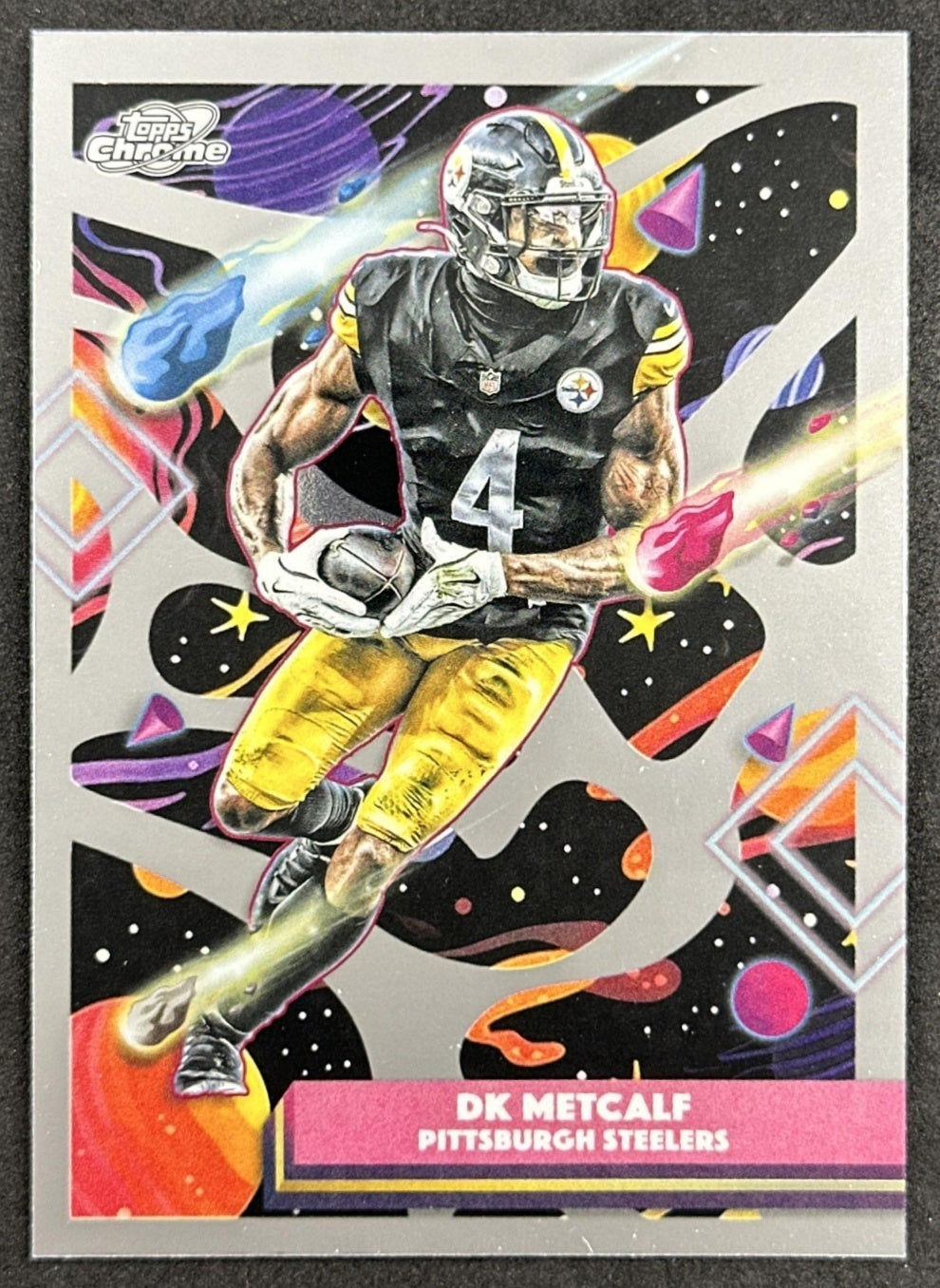 DK Metcalf 2025 Topps Cosmic Chrome Steelers front