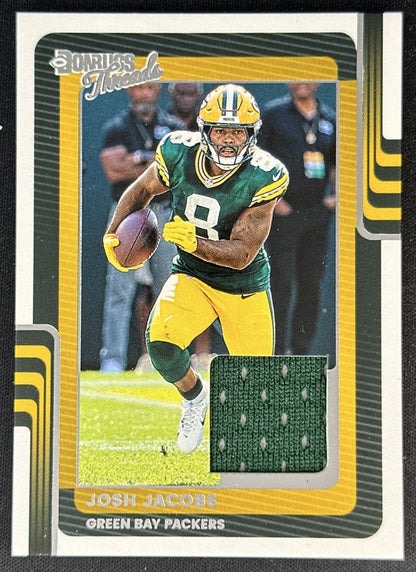 Josh Jacobs 2025 Panini Donruss Threads Packers