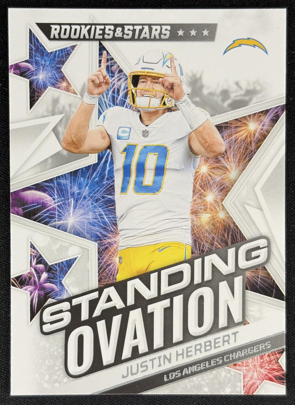 Justin Herbert 2022 Panini Rookies & Stars Standing Ovation Chargers