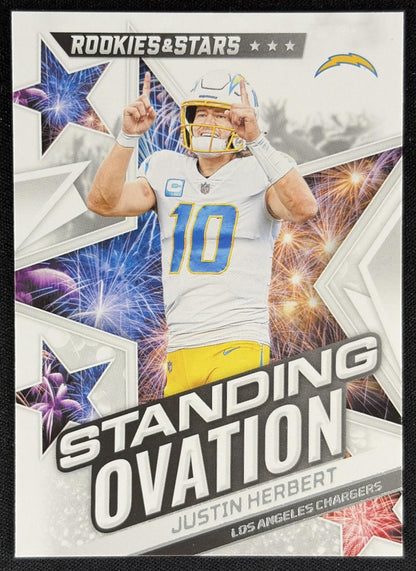 Justin Herbert 2022 Panini Rookies & Stars Standing Ovation Chargers