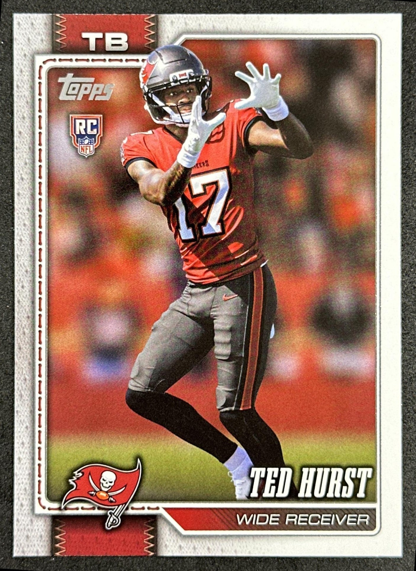 Ted Hurst 2026 Topps Flagship Rookie Buccaneers Sports Trading Cards