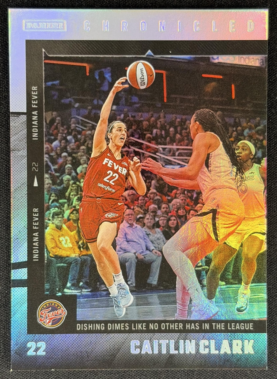 Caitlin Clark 2025 Panini Chronicled WNBA Holo Fever 11
