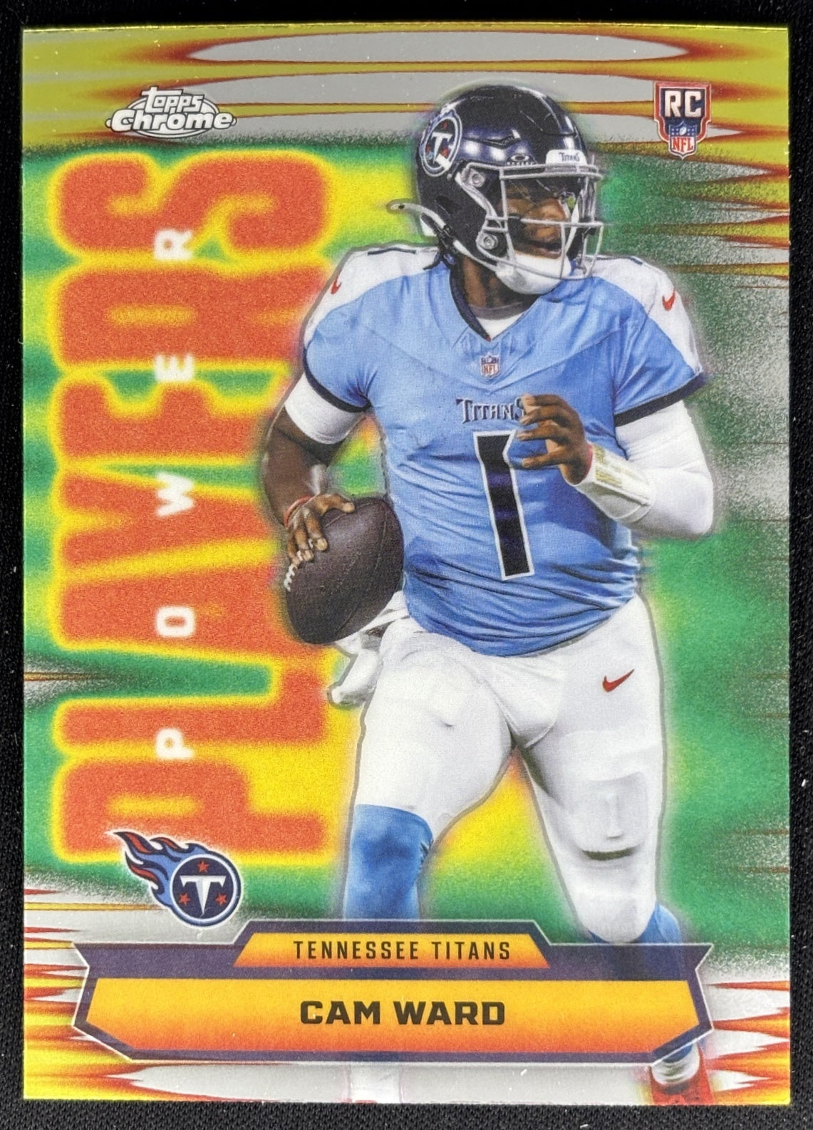Cam Ward 2025 Topps Chrome Power Players Titans Default Title