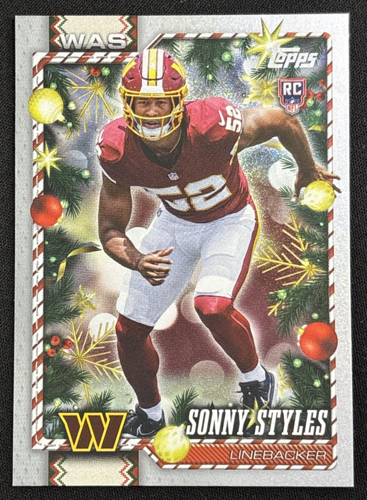 Sonny Styles 2026 Topps Holiday Glitter Commanders