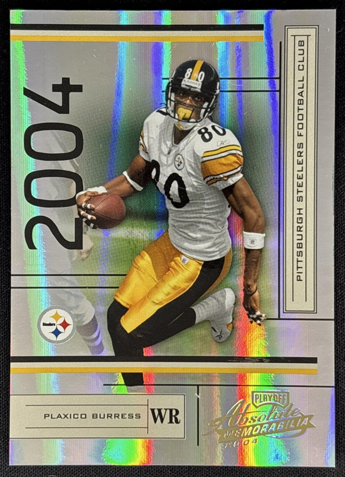 Plaxico Burress 2004 Playoff Absolute Memorabilia /1150 Steelers front