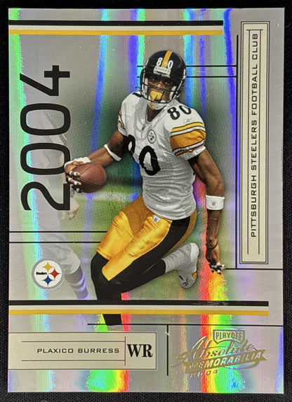 Plaxico Burress 2004 Playoff Absolute Memorabilia /1150 Steelers front