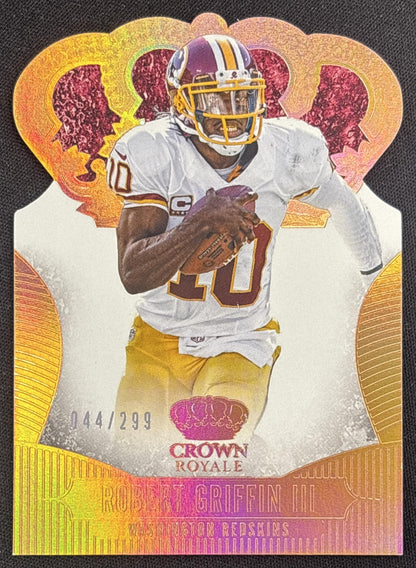 Robert Griffin III 2013 Panini Crown Royale Bronze Holo Die Cut Crown/299 Redskins