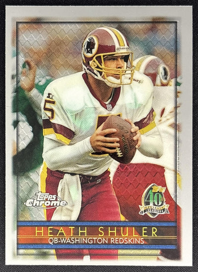 Heath Shuler 1996 Topps Chrome Redskins Sports Trading Cards