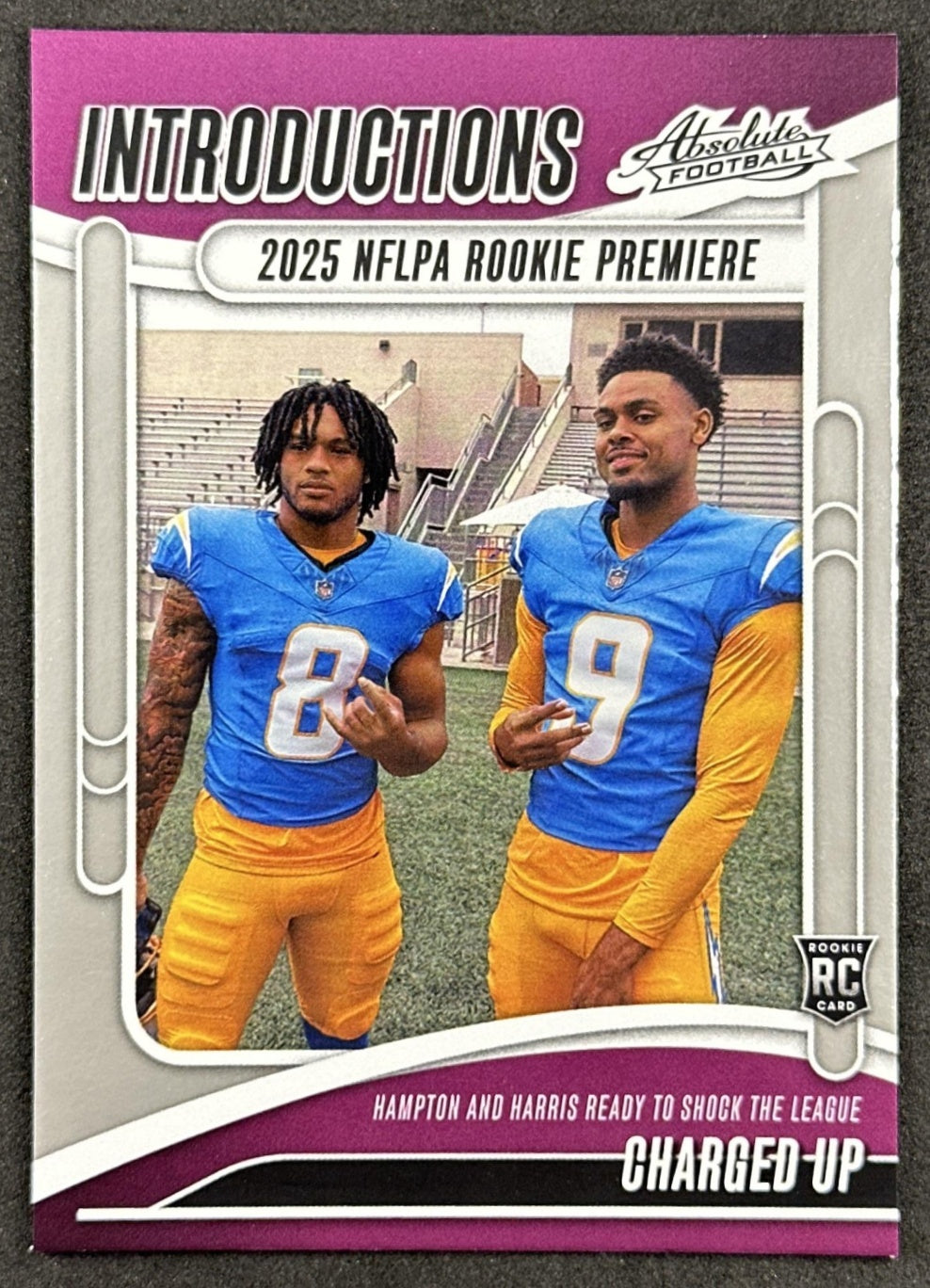 Charged Up 2025 Panini Absolute Introductions Chargers Default Title Sports Trading Cards