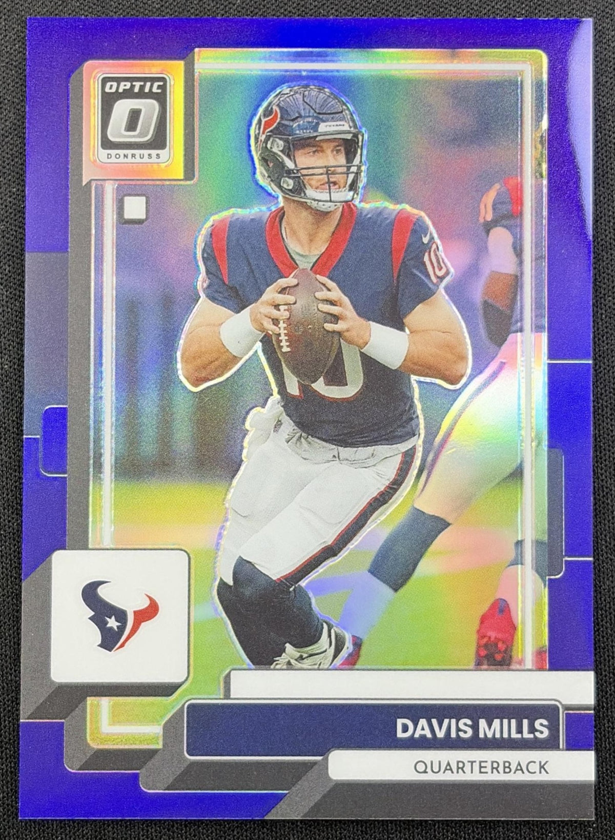 Davis Mills 2021 Panini Donruss Optic Purple /50 Texans