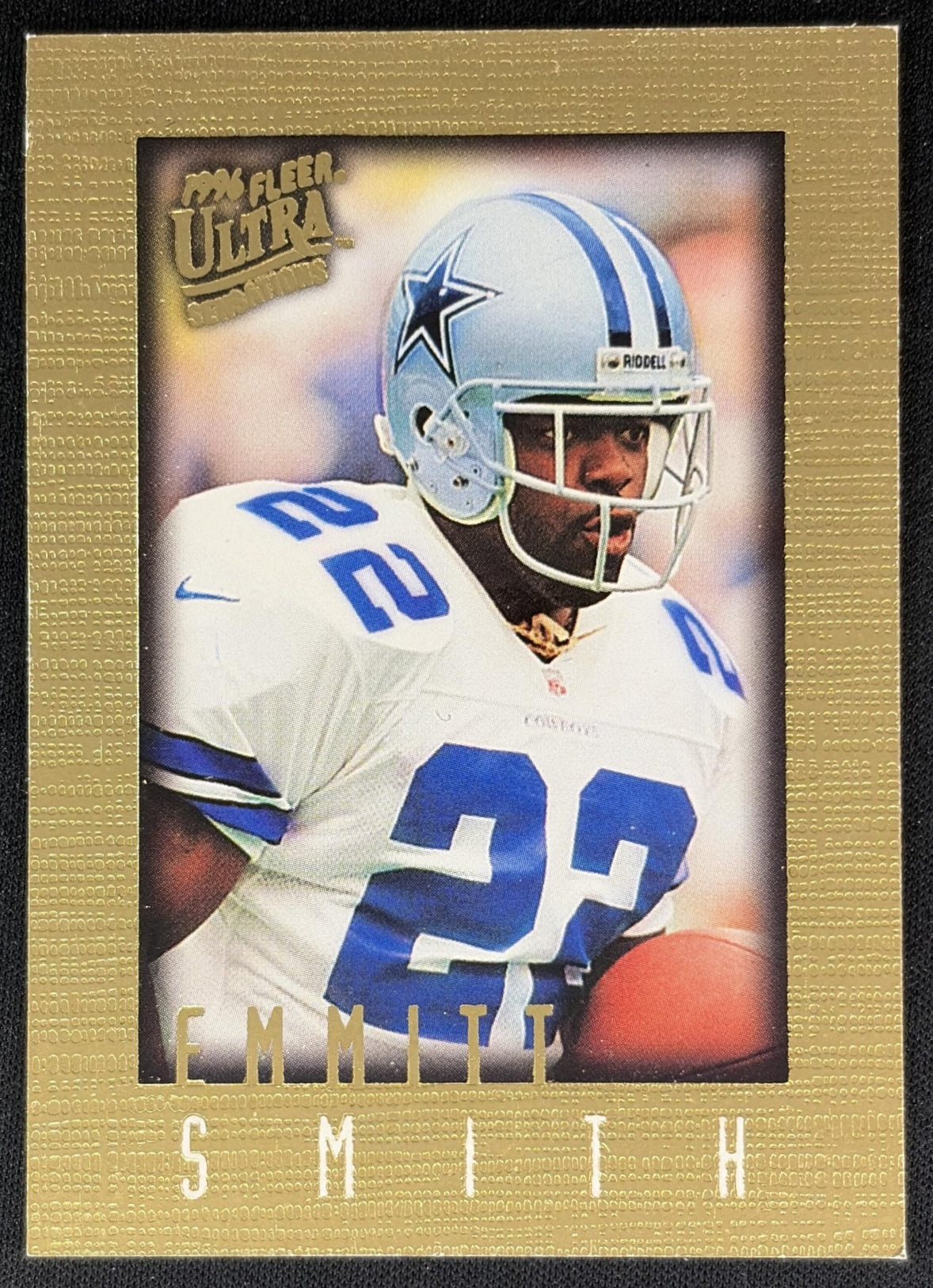 Emmitt Smith 1996 Fleer Ultra Sensations Cowboys front