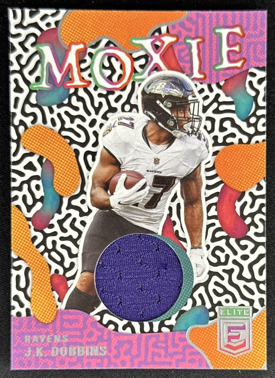 J.K. Dobbins 2022 Panini Donruss Elite Moxie Ravens