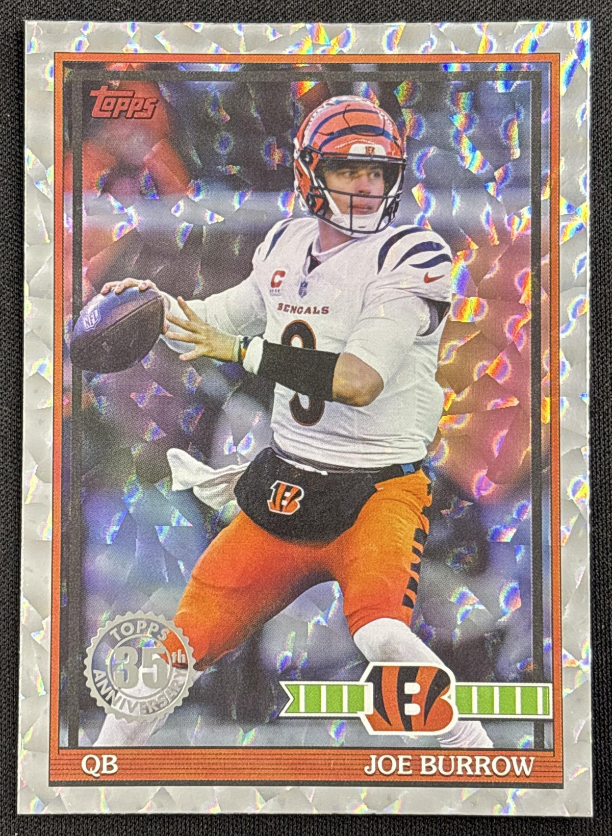 Joe Burrow 2026 Topps 1991 Crackle Foil Bengals